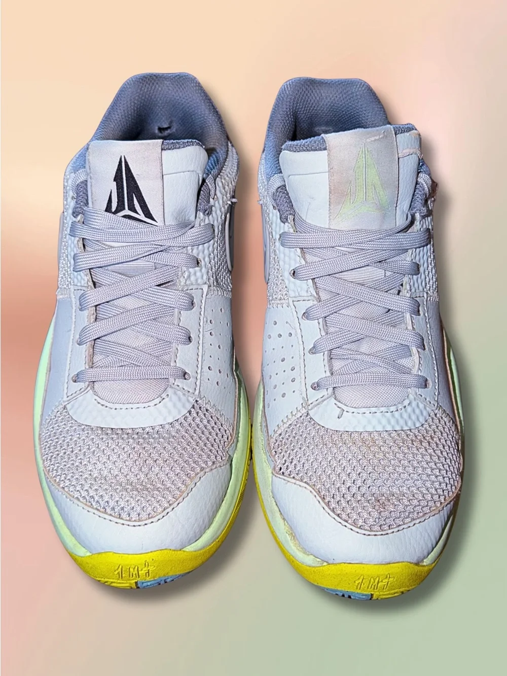 Nike Ja 1 GS 5Y Light Smoke Grey Volt DX2294-003 Basketball Shoes
